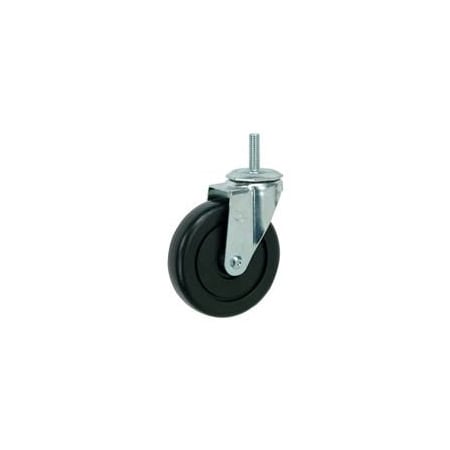 Casters Wheels & Industrial Handling Faultless Swivel Threaded Stem Caster 4in Polyolefin Wheel G460S-4